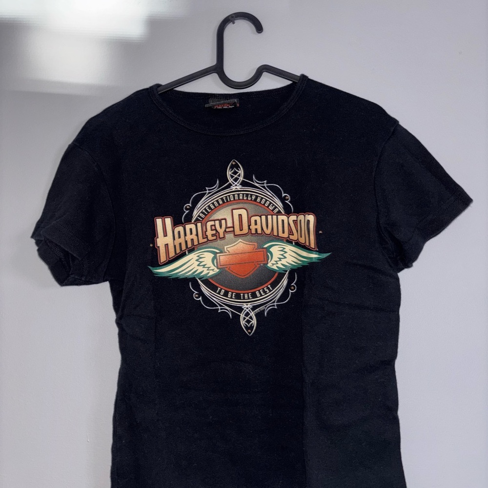 Harley-Davidson Black Cotton Tee